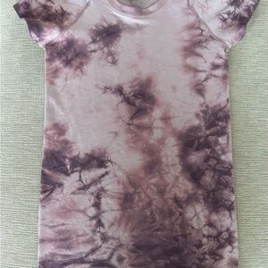 Lululemon Swiftly Tech Short Sleeve 2.0 Marble Dye Vintage Plum 6